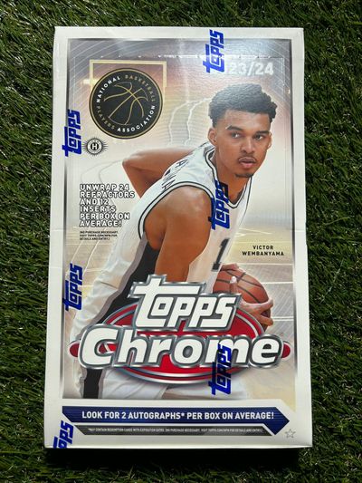 Topps Chrome Basketball Trading Cards Hobby 23/24